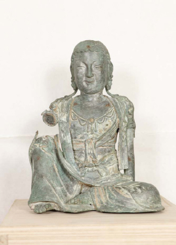 문화재청, '강진 고성사 청동보살좌상’ 보물 지정