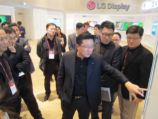 [CES2015]한상범 LGD 사장, 미국서 OLED 마케팅 박차