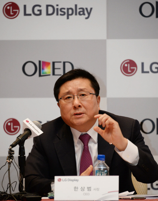 [CES 2015]한상범 LG디스플레이 사장 "올해 올레드 60만대 판매"
