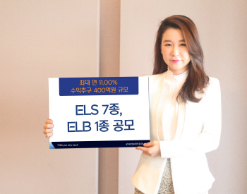 KDB대우證, ELS·ELB 등 상품 8종 판매