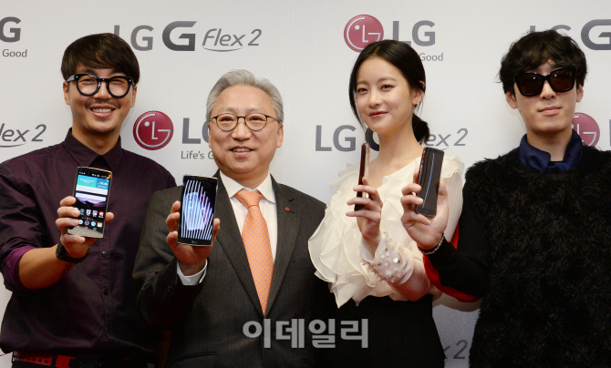 [포토]LG전자, 'LG G 플렉스2' 국내 첫 공개