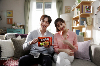 농심, 우육탕면 모델 '미생' 강소라·변요한