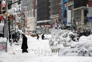 美동부 거대 눈폭풍에 항공기 1400여편 결항사태(종합)