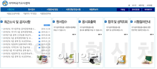 5·7·9급 필기 본인 답안지, '인터넷 확인' 첫 시행