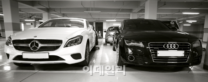 [포토] 벤츠 CLS 400 vs 아우디 A7 45TDI, 독일 럭셔리카의 진수