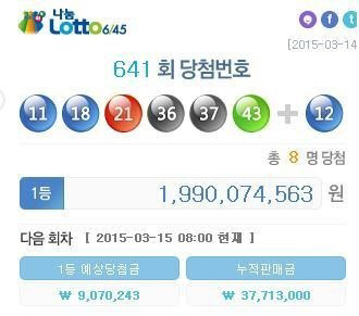 로또 641회 당첨번호, 명당 5곳 '이 방법'으로 '잭팟'