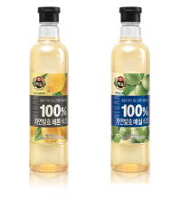 CJ제일제당, 100% 자연 발효한 '매실'과 '레몬' 식초 출시