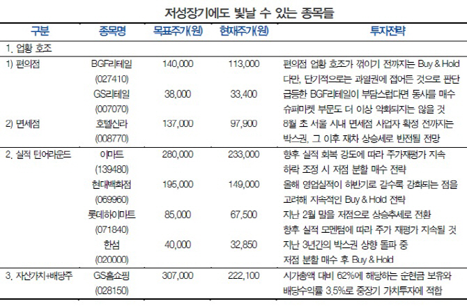 저성장기에도 빛날 유통주 8選-HMC