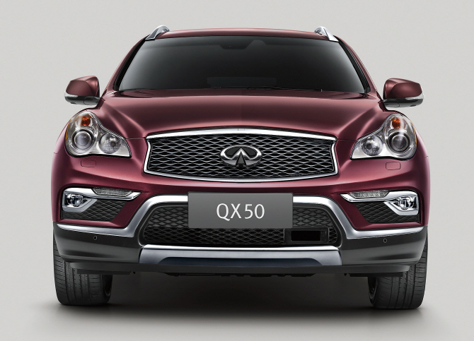 인피니티, 컴팩트 SUV 'QX50' 부분변경 모델 선보여