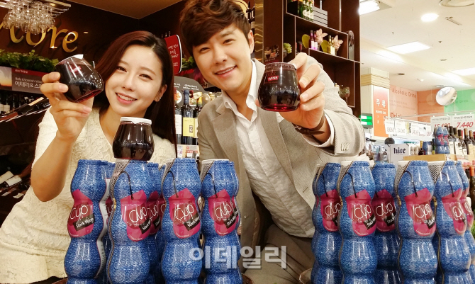 [포토]롯데마트, 1인용 컵와인-2