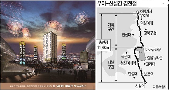 서울시 최초 경전철 개통 최대 수혜지! 종로.
