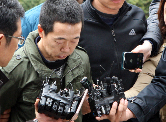 [포토] 체포된 시흥 토막살인 용의자 김하일씨