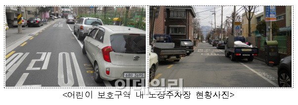 서울시, 어린이보호구역내 노상주차장 2018년까지 전면 폐쇄