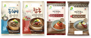 "1%p 차이로 풀무원 따라잡았다"..CJ, 냉면 1위 도전