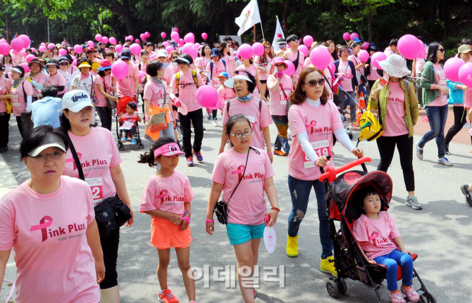 [포토]홈플러스 유방암 예방 캠페인 걷기대회