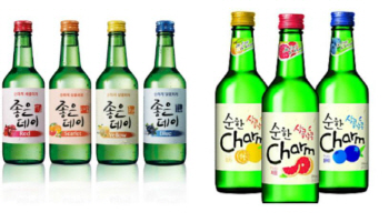 색(色)다른 소주 전성시대..'자몽·블루베리' 맛도 다양