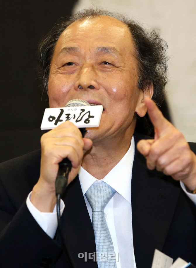 [포토]조정래 작가 '연출에 개입 안해요'