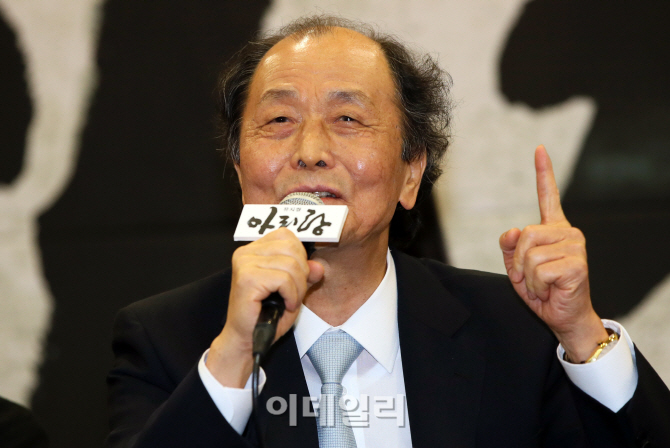 [포토]조정래 작가 '연출에 개입 안해요'