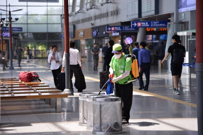 [포토] KTX울산역 메르스 방역