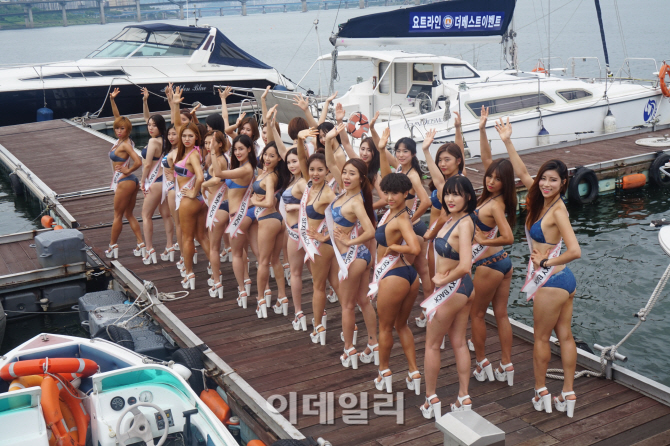 [포토]2015 미스섹시백 한강 비키니 화보촬영-74