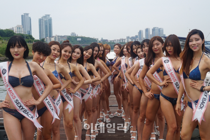 [포토]2015 미스섹시백 한강 비키니 화보촬영-76