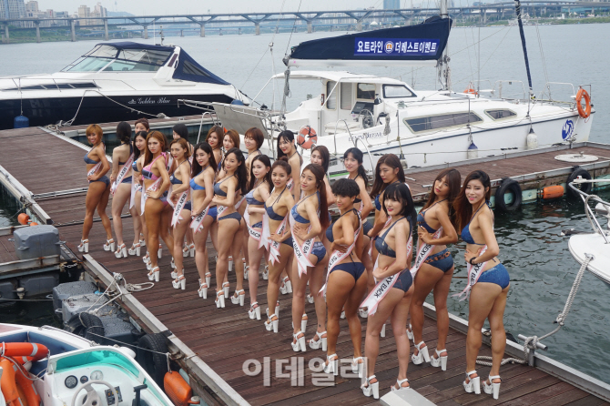 [포토]2015 미스섹시백 한강 비키니 화보촬영-77
