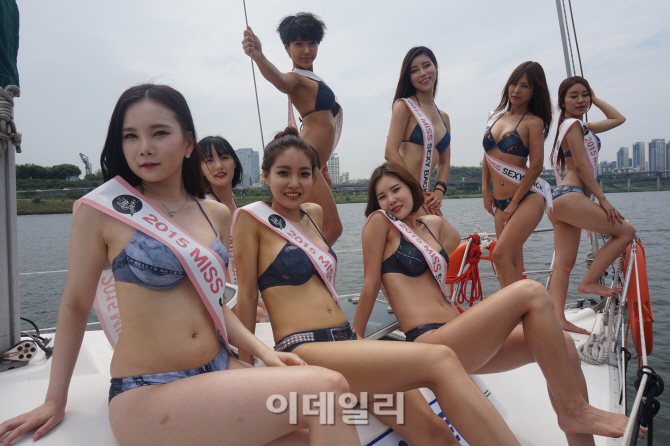 [포토]2015 미스섹시백 한강 비키니 화보촬영-81