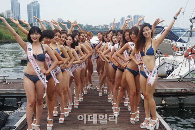 [포토]2015 미스섹시백 한강 비키니 화보촬영-82