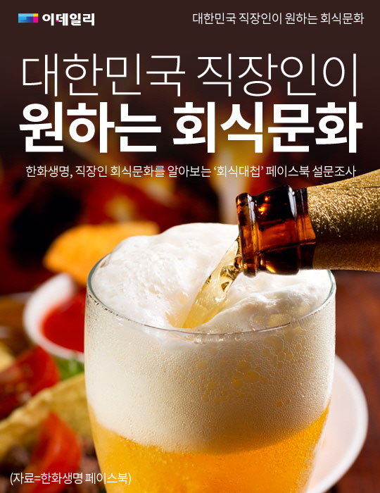 [카드뉴스] 대한민국 직장인이 원하는 회식문화
