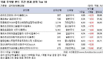 `닮은꼴` 라자드·메리츠펀드 나란히 수익률 회복