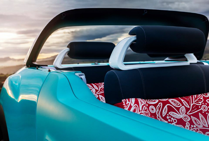 시트로엥 '캑터스 M 콘셉트카', 시트 방수처리                                                                                                                                             