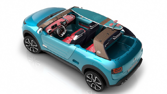 시트로엥 '캑터스 M 콘셉트카', 위에서 내려다보니..                                                                                                                                       