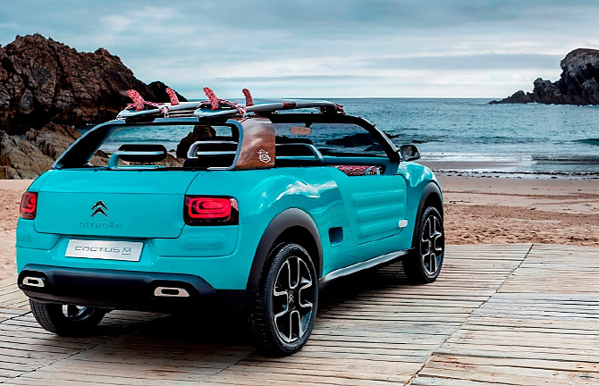 시트로엥 '캑터스 M 콘셉트카', 동글동글한 외관 디자인                                                                                                                                    