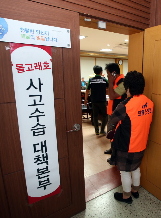 [포토] 분주한 사고대책본부