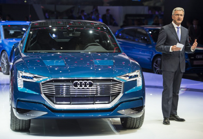 [포토] 아우디 콰트로 전기 콘셉트카, IAA 무대 등장