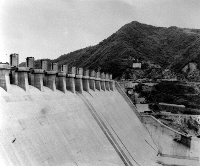 [포토] 1960년 화천댐 전경