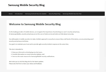 삼성 모바일, 보안 업데이트 세부사항 '매달' 공개한다