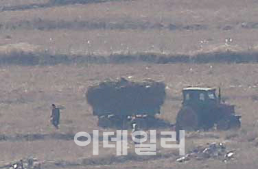 [포토]판문점 내 오울렛 초소에서 내려다 본 기정동 마을