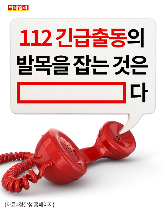  112신고 긴급출동의 발목을 잡는 것은?