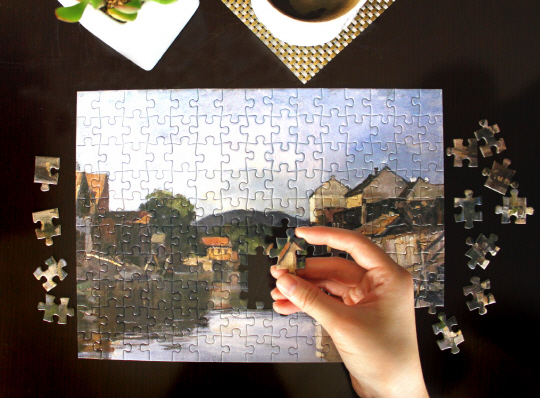 올 겨울엔 박서준·황정음처럼.."조각 맞추며 힐링하세요"