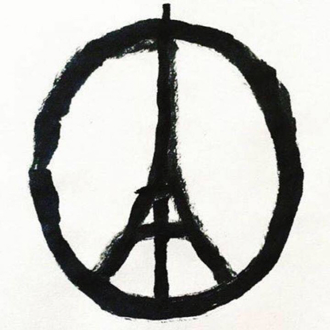 [파리 테러] "Pray for paris" 전세계 애도 물결