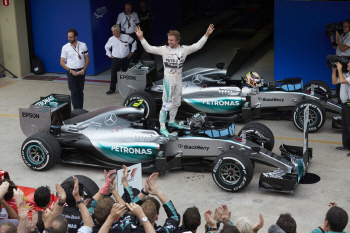 메르세데스-AMG, F1 2015시즌 1~2위 독식 확정