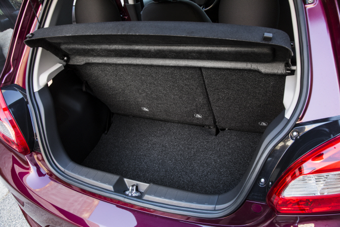 미쓰비시 '뉴 미라지', 적재공간                                                                                                                                                          