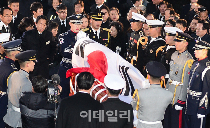 [포토]故 김영삼 전 대통령 안장식