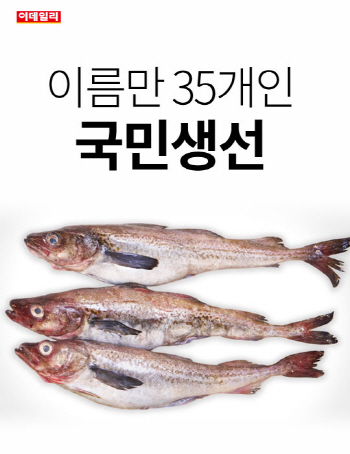  이름만 35개인 국민생선