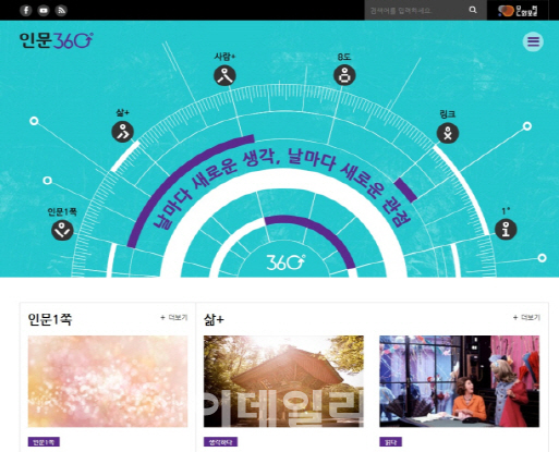 인문콘텐츠 무료 제공  ‘인문360°’ 사이트 개설