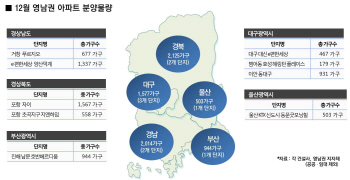 영남권 아파트 분양 열기 연말까지 이어진다