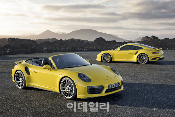 포르쉐, 신형 911 터보 다음달 디트로이트모터쇼 공개