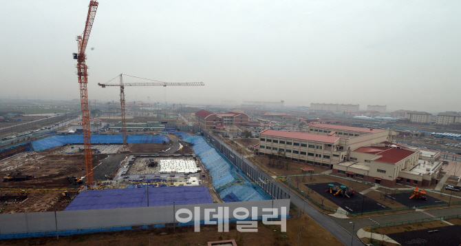 [포토]평택 주한미군기지 공사현장