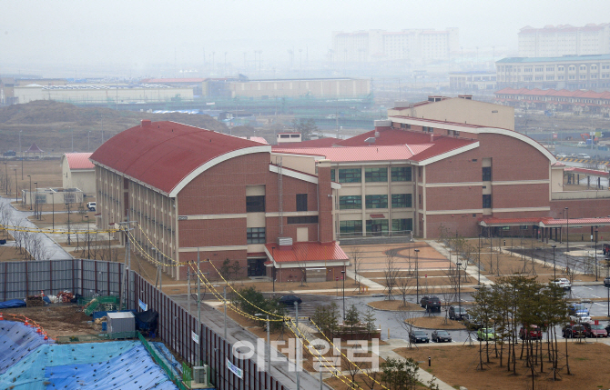[포토]공사가 한창인 평택 주한미군기지